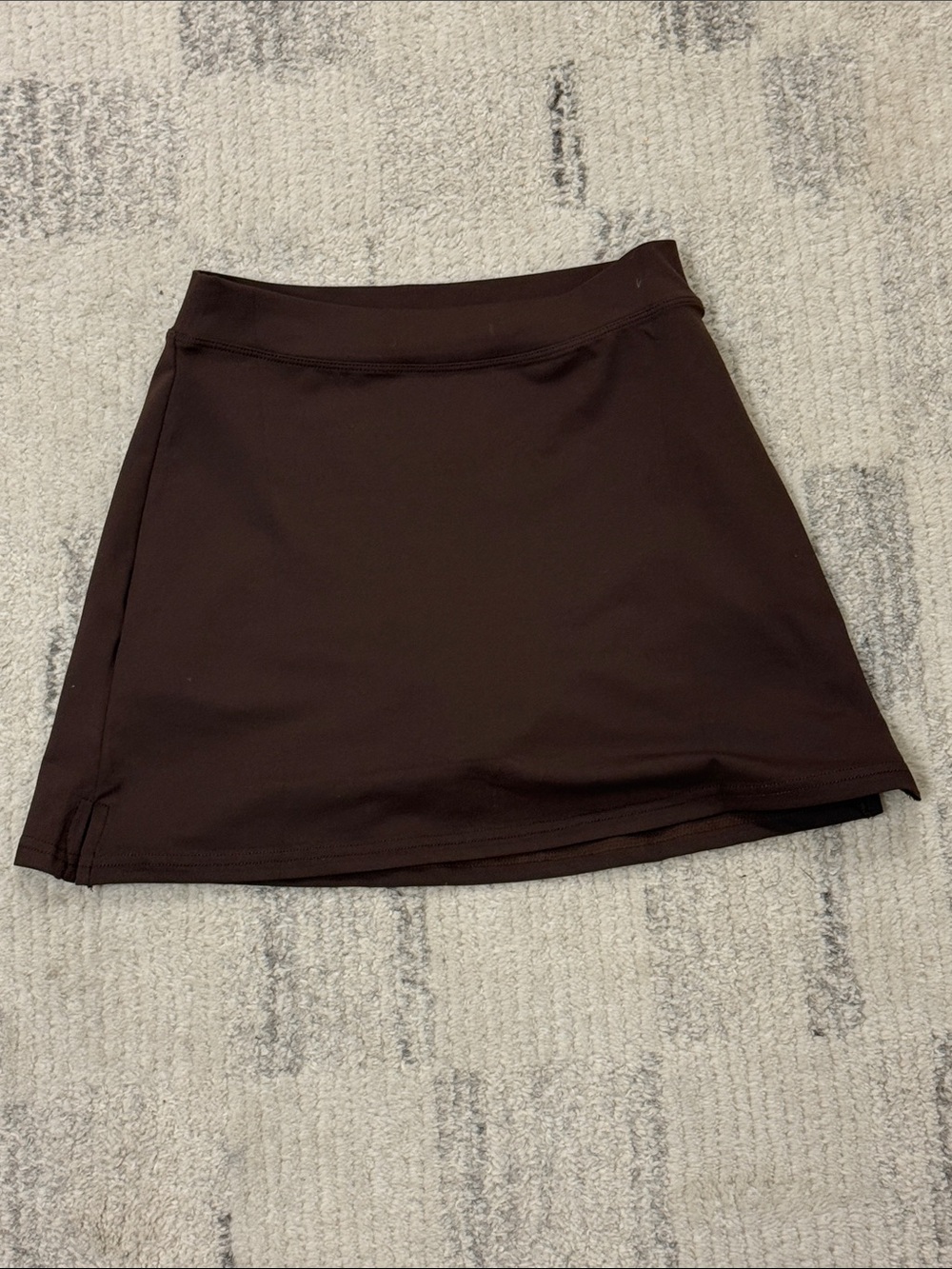 Lomon Sleek Chocolate Athletic Skirt